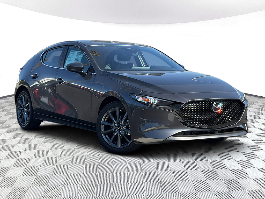 Machine Gray Metallic 2026 Mazda MAZDA3 Hatchback Front-Wheel Drive 6-Speed Automatic