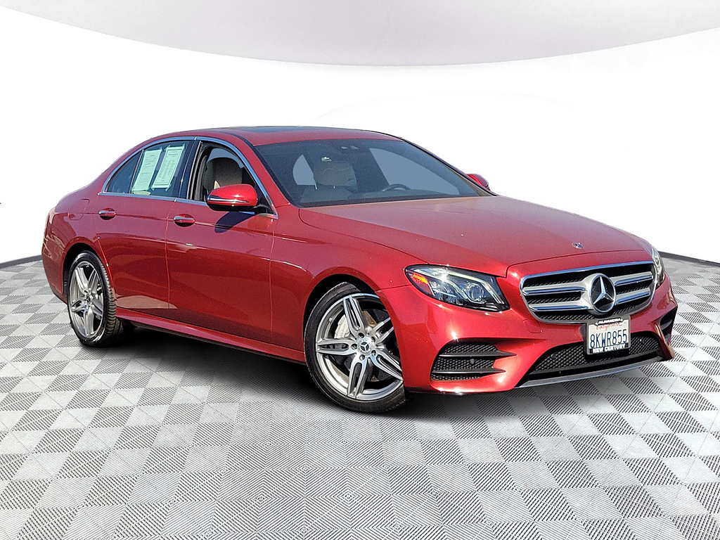 designo Cardinal Red Metallic 2019 Mercedes-Benz E-Class Sedan Rear-Wheel Drive 9-Speed Automatic