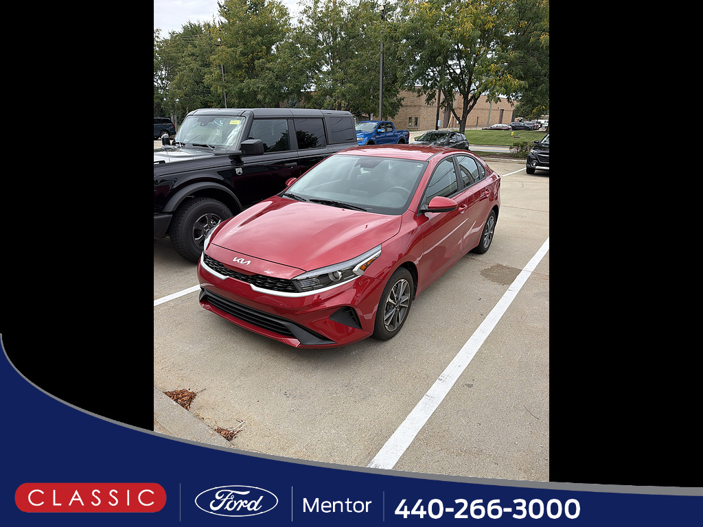 Currant Red 2024 Kia Forte Sedan Front-Wheel Drive Continuously Variable Transmission