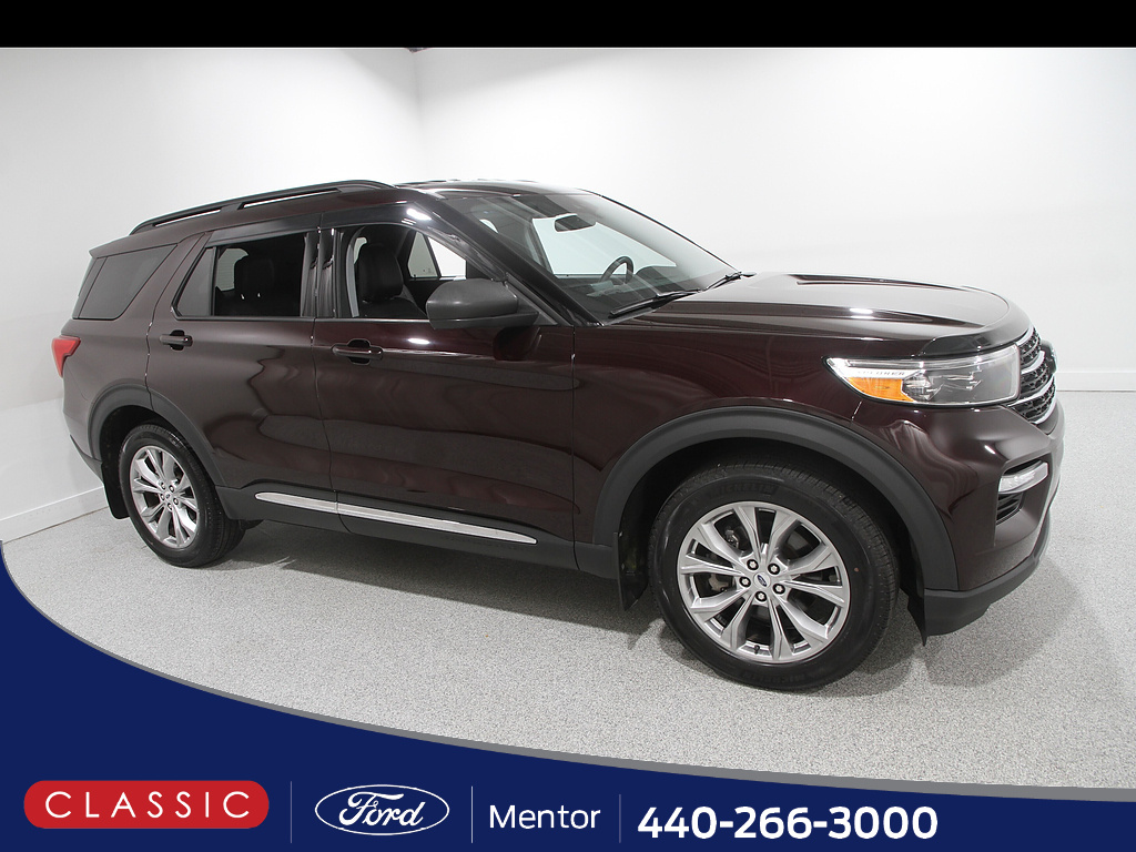 Red 2023 Ford Explorer SUV / Crossover All-Wheel Drive Automatic