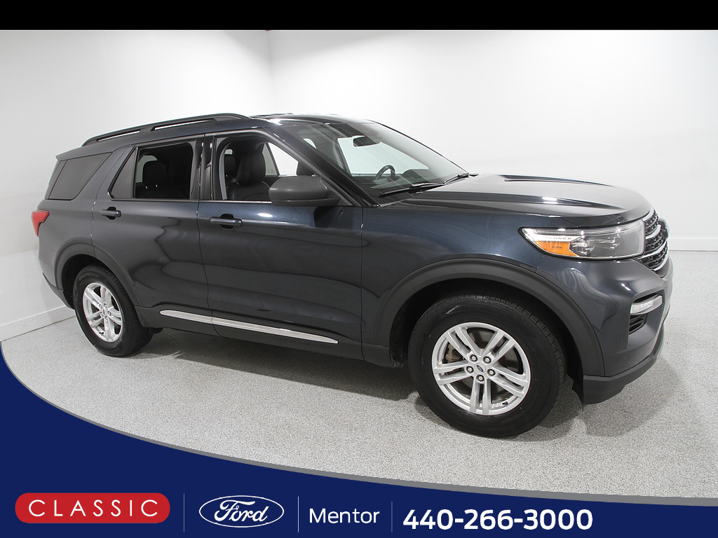 Stone Blue 2022 Ford Explorer SUV / Crossover All-Wheel Drive Automatic