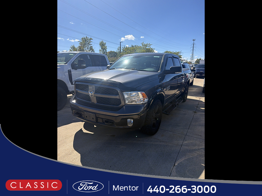 2016 RAM 1500 Outdoorsman Crew Cab 4WD