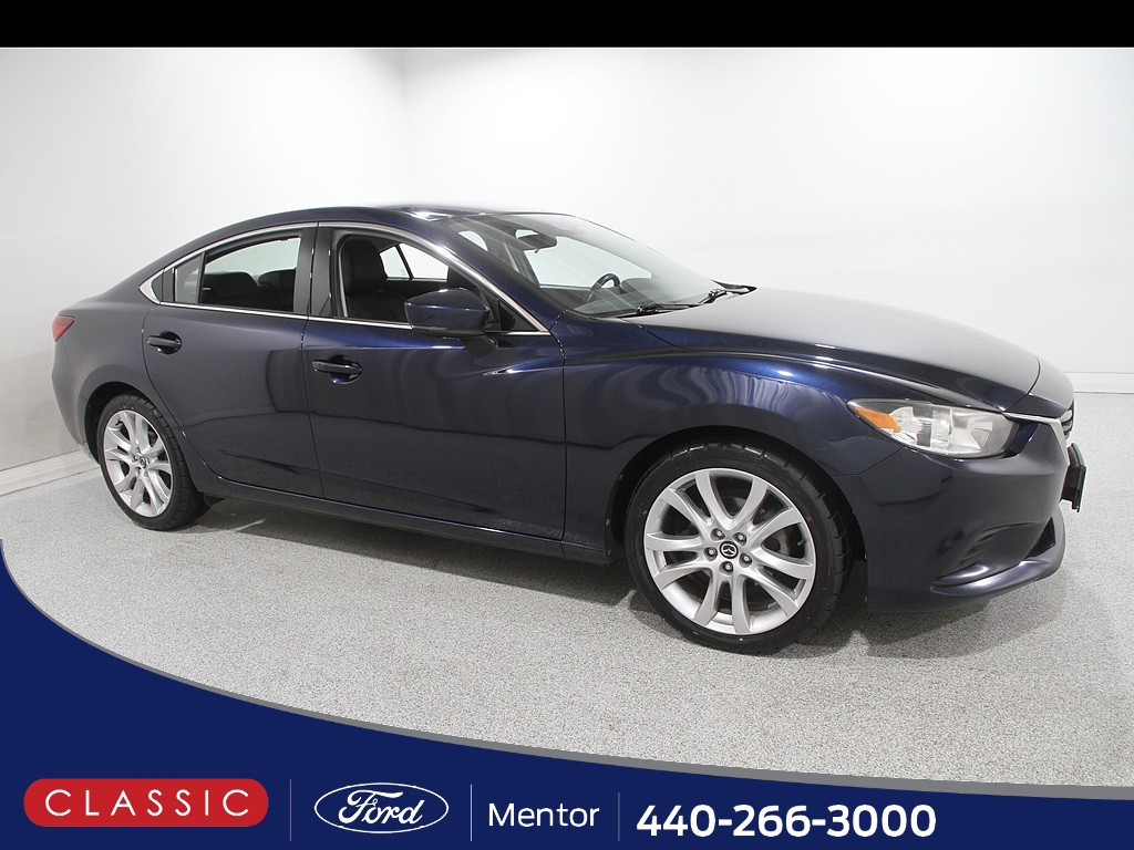 Blue 2017 Mazda MAZDA6 Sedan Front-Wheel Drive 6-Speed Automatic