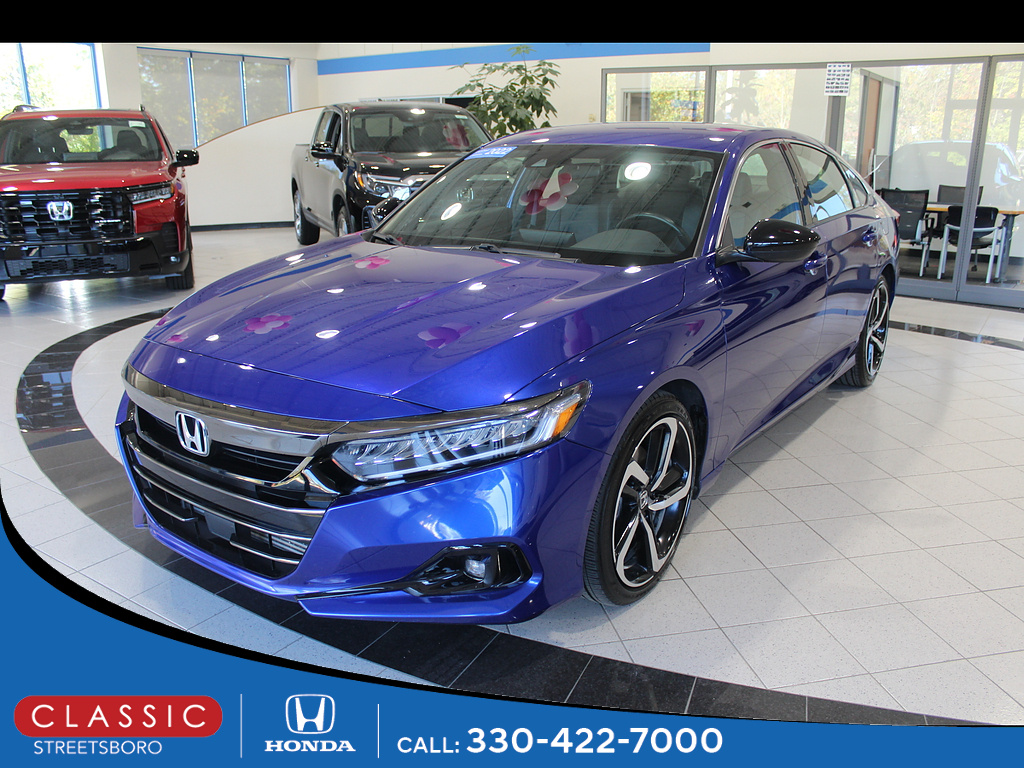 Still Night Pearl 2022 Honda Accord Sedan Front-Wheel Drive Continuously Variable Transmission