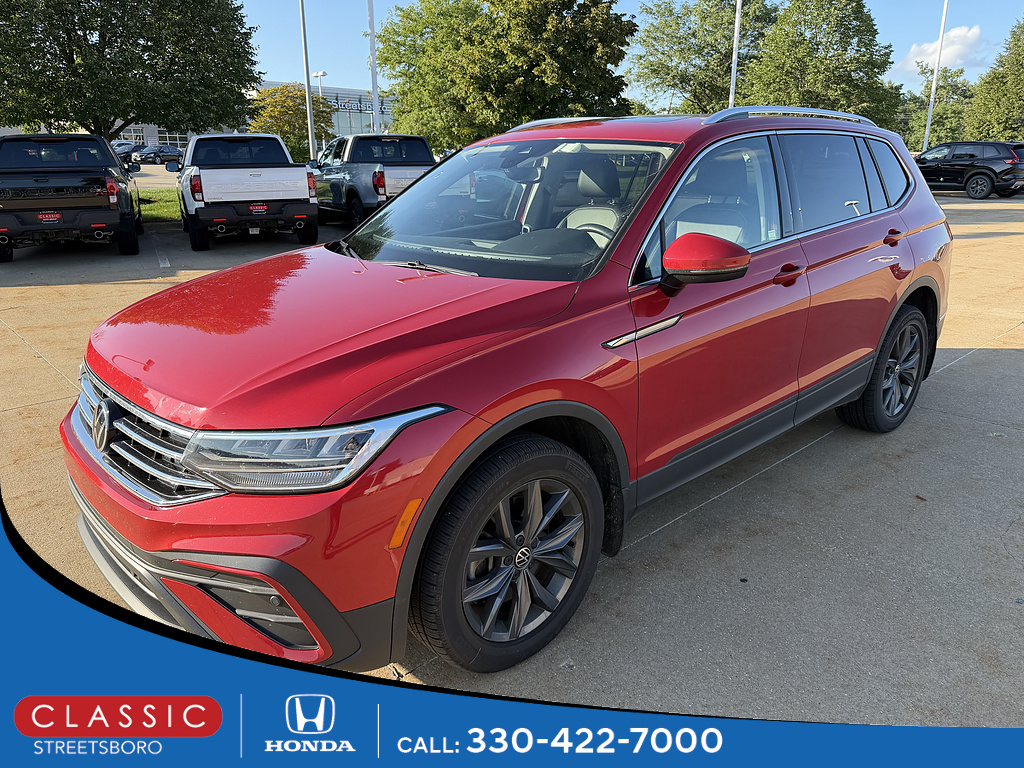 Kings Red Metallic 2022 Volkswagen Tiguan SUV / Crossover All-Wheel Drive 8-Speed Automatic