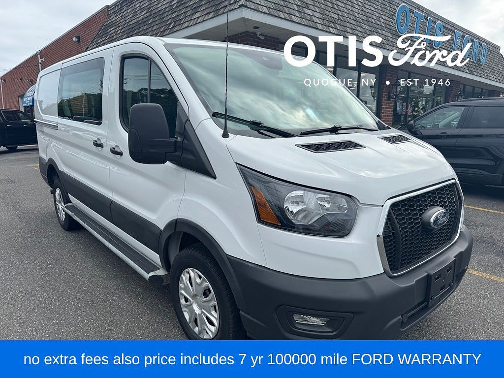 Oxford White 2025 Ford Transit Cargo Van Rear-Wheel Drive Automatic