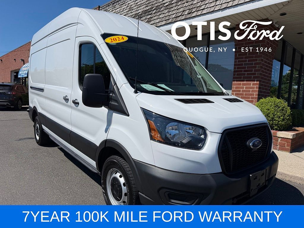 Oxford White 2024 Ford Transit Cargo Van Rear-Wheel Drive Automatic