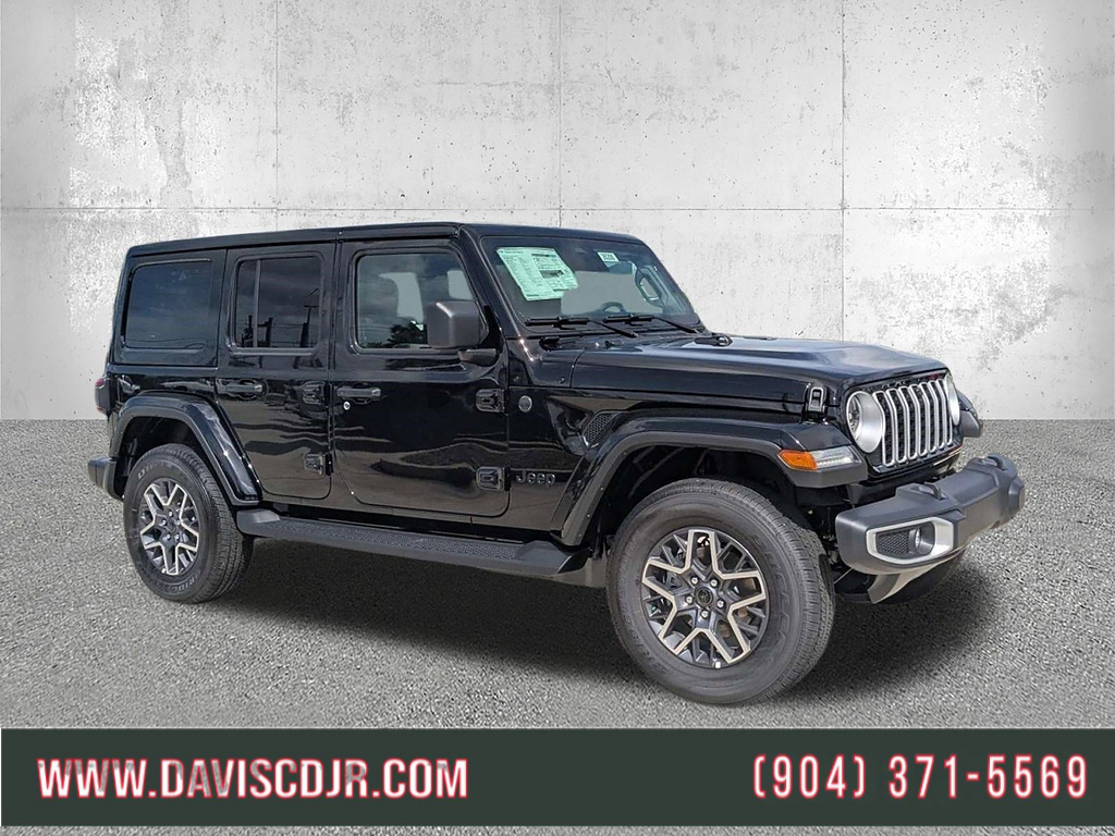Black Clear Coat 2026 Jeep Wrangler SUV / Crossover Four-Wheel Drive 8-Speed Automatic