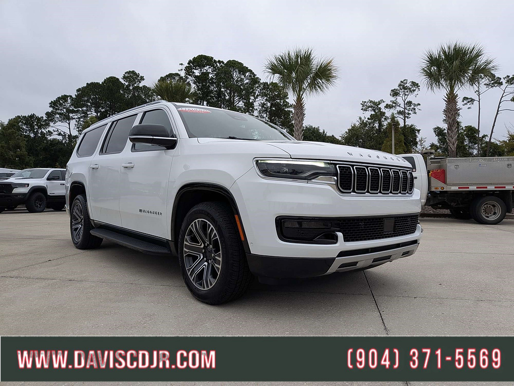 Bright White Clear Coat 2024 Jeep Wagoneer L SUV / Crossover 4X2 8-Speed Automatic