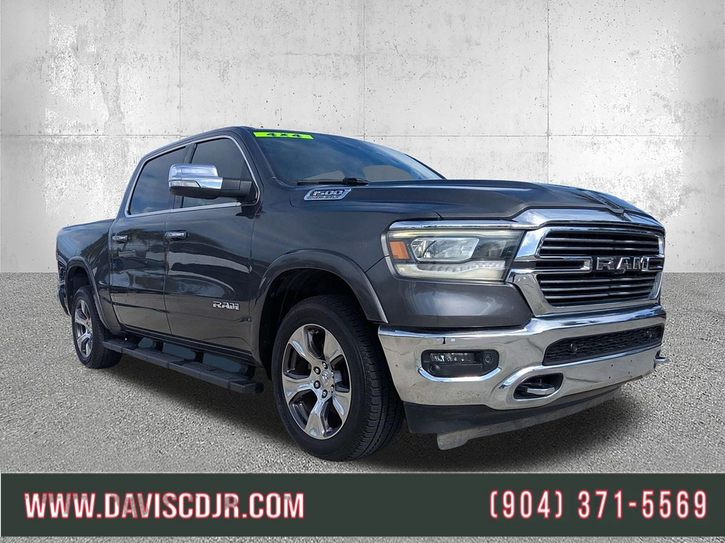 Gray (Granite Crystal Metallic Clear Coat) 2019 RAM 1500 Pickup Truck Four-Wheel Drive 8-Speed Automatic