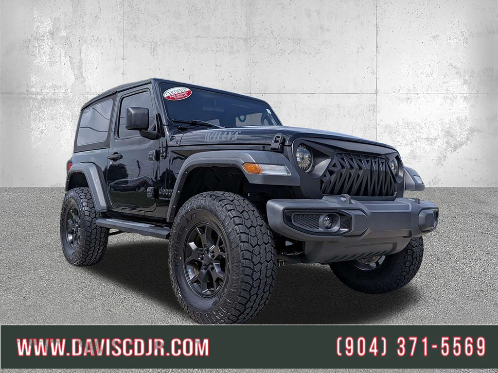 Black Clear Coat 2021 Jeep Wrangler SUV / Crossover Four-Wheel Drive 8-Speed Automatic