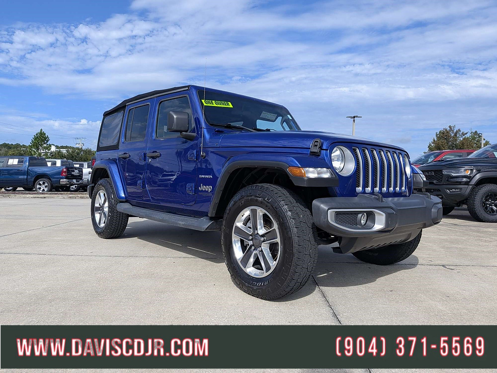 Ocean Blue Metallic Clear Coat 2018 Jeep Wrangler SUV / Crossover Four-Wheel Drive 6-Speed Manual