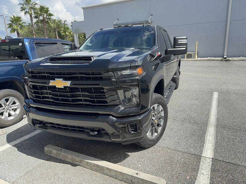 Black 2024 Chevrolet Silverado 2500HD Pickup Truck Four-Wheel Drive Automatic