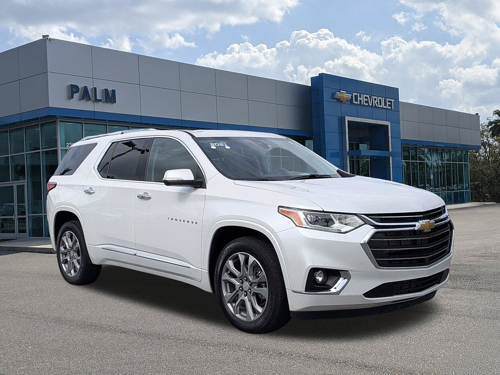 OFF WHITE 2021 Chevrolet Traverse SUV / Crossover Front-Wheel Drive 9-Speed Automatic