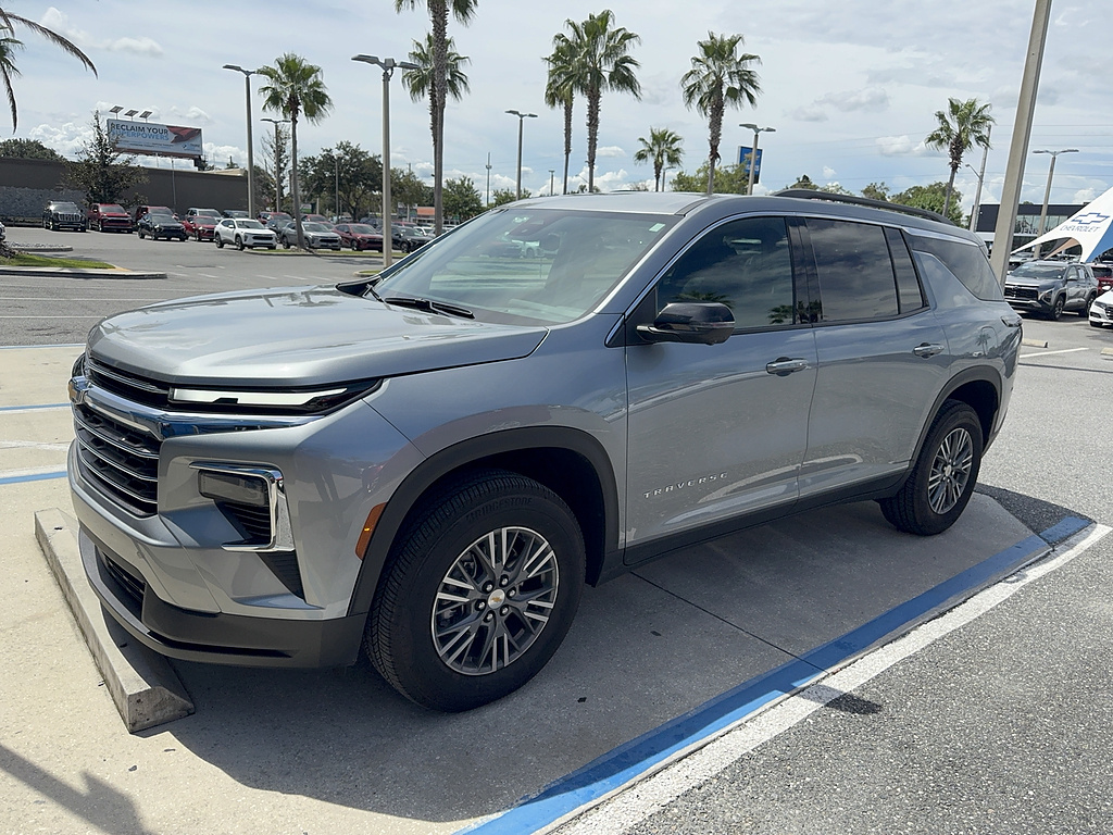 Sterling Gray Metallic 2025 Chevrolet Traverse SUV / Crossover Front-Wheel Drive 8-Speed Automatic