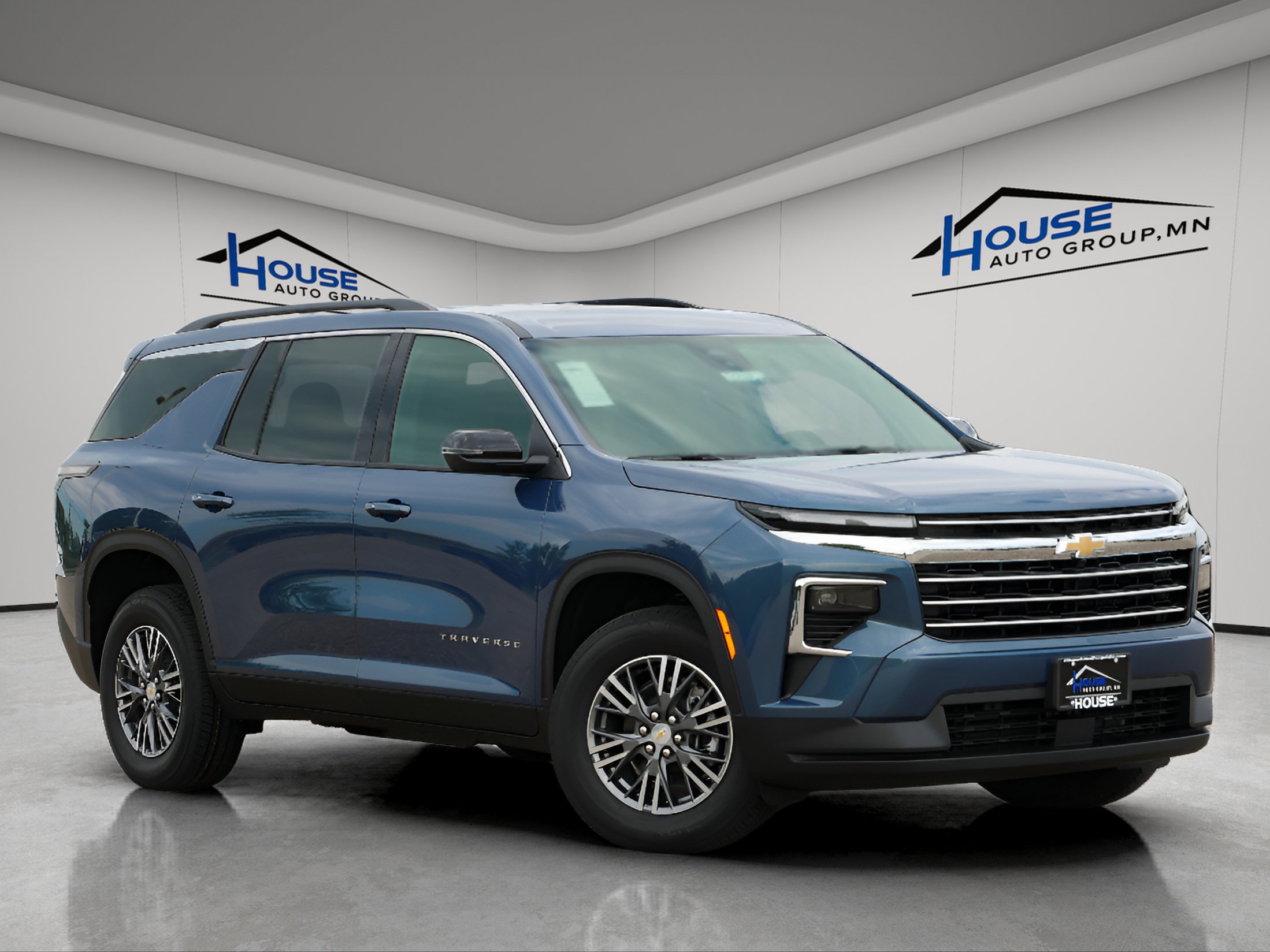 Lakeshore Blue Metallic 2026 Chevrolet Traverse SUV / Crossover Four-Wheel Drive 8-Speed Automatic