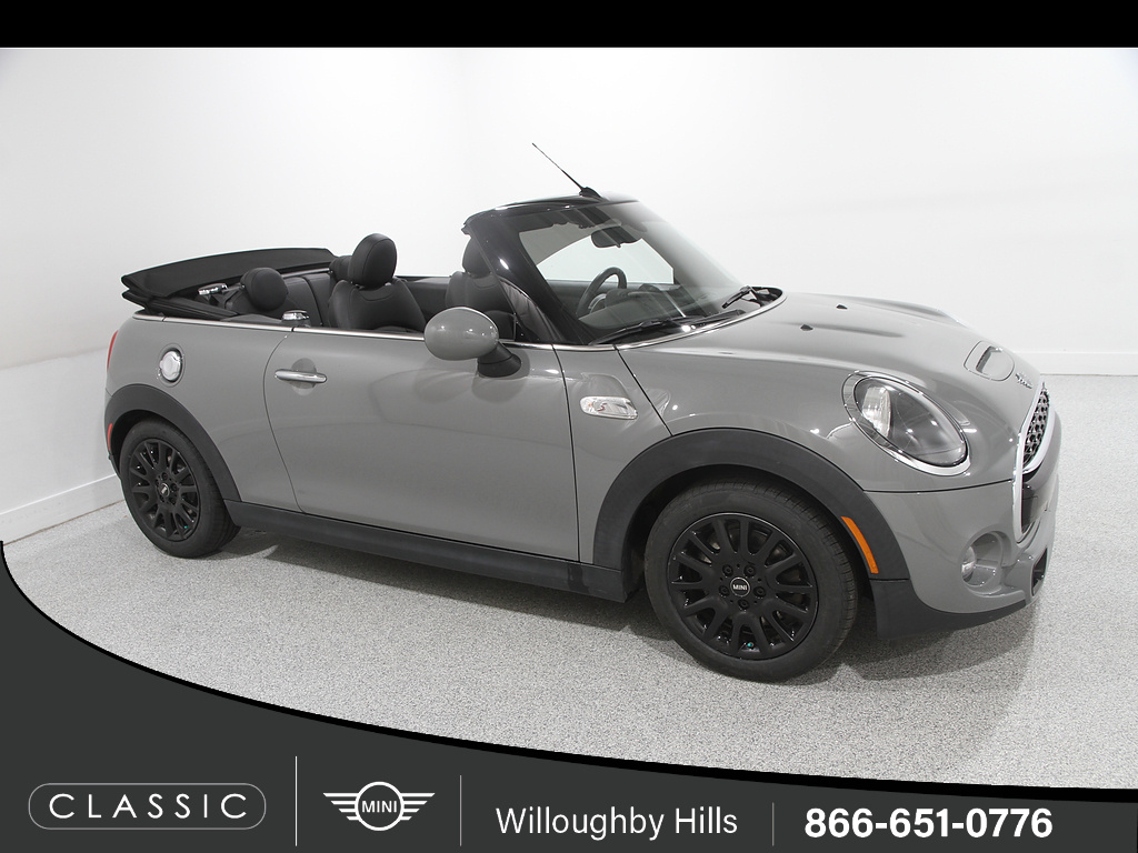Gray (Moonwalk Grey Metallic) 2019 MINI Cooper Convertible Front-Wheel Drive 6-Speed Automatic