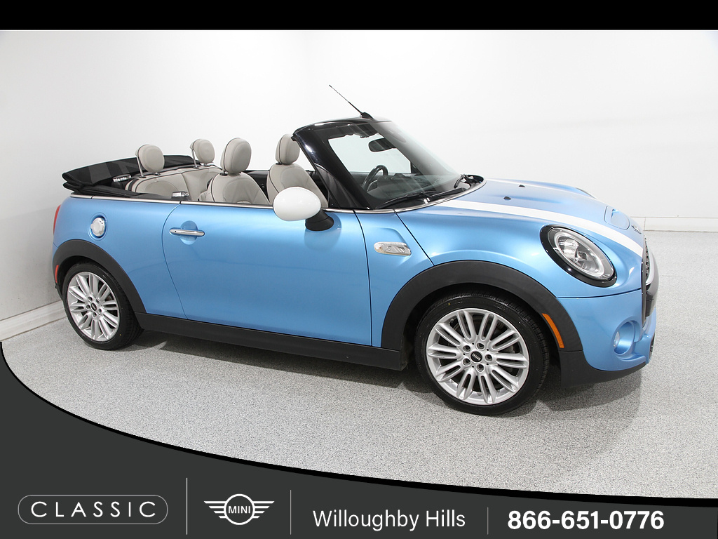 Electric Blue Metallic 2019 MINI Cooper Convertible Front-Wheel Drive 6-Speed Automatic