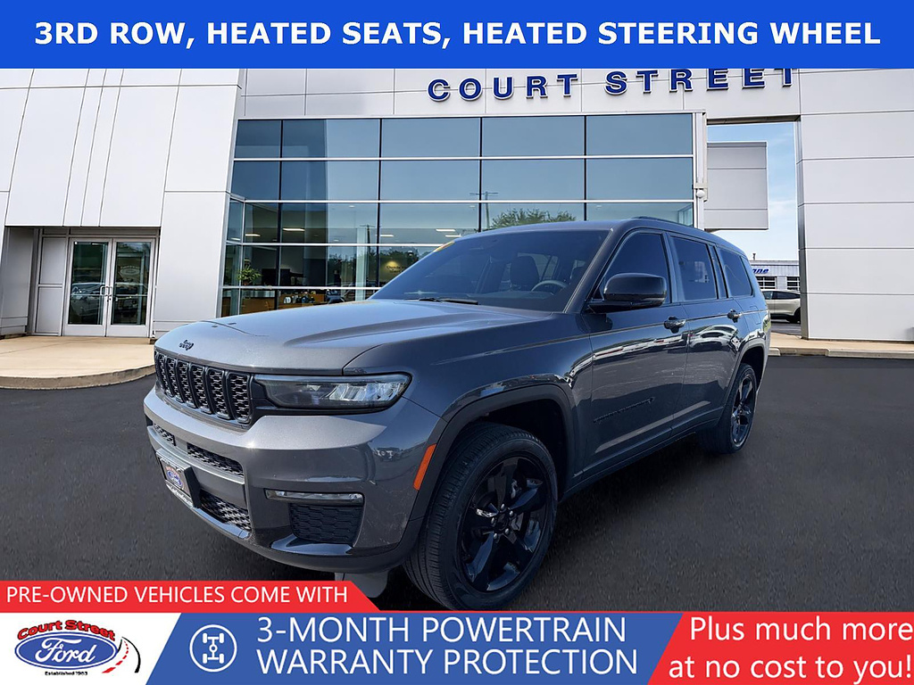 Baltic Gray Metallic Clearcoat 2024 Jeep Grand Cherokee L SUV / Crossover Four-Wheel Drive 8-Speed Automatic