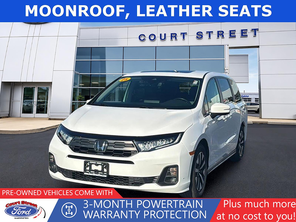 Platinum White Pearl 2025 Honda Odyssey Minivan Front-Wheel Drive Automatic