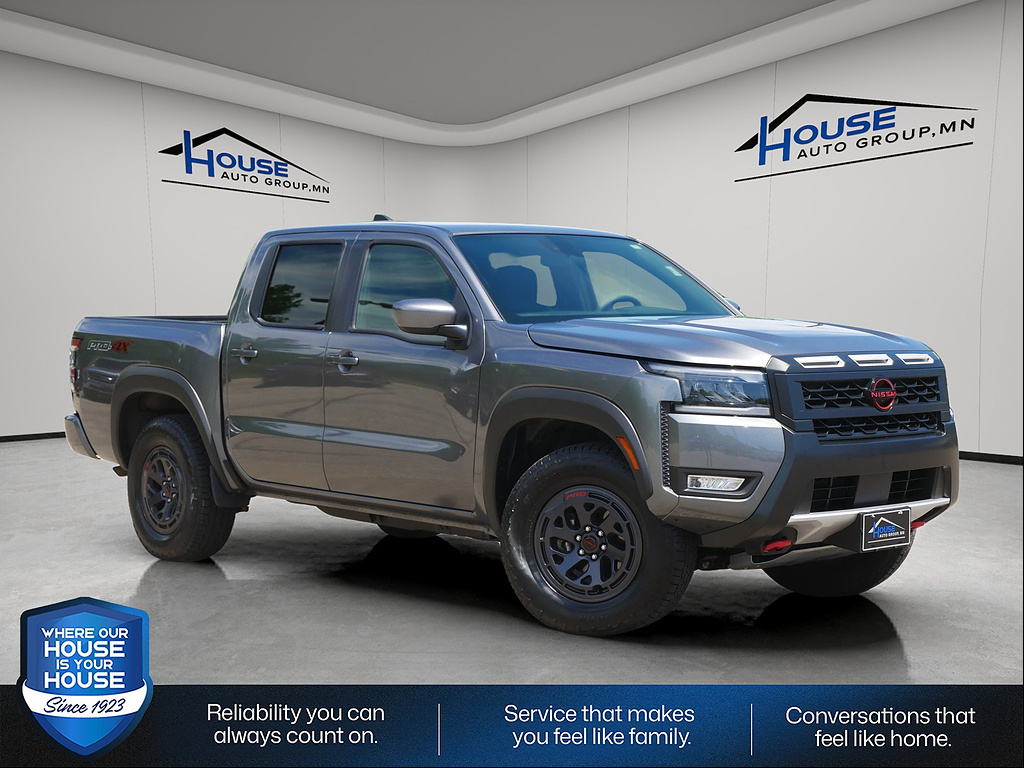 Gray (Gun Metallic) 2026 Nissan Frontier Pickup Truck Four-Wheel Drive 9-Speed Automatic