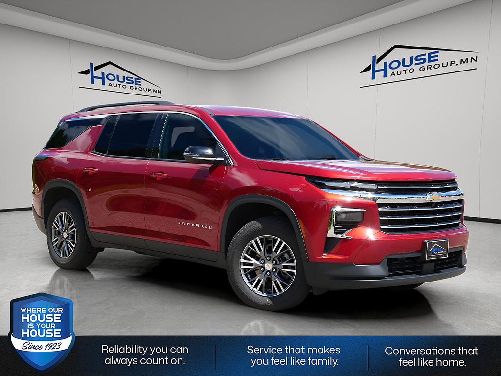 Radiant Red Tintcoat 2025 Chevrolet Traverse SUV / Crossover Four-Wheel Drive 8-Speed Automatic