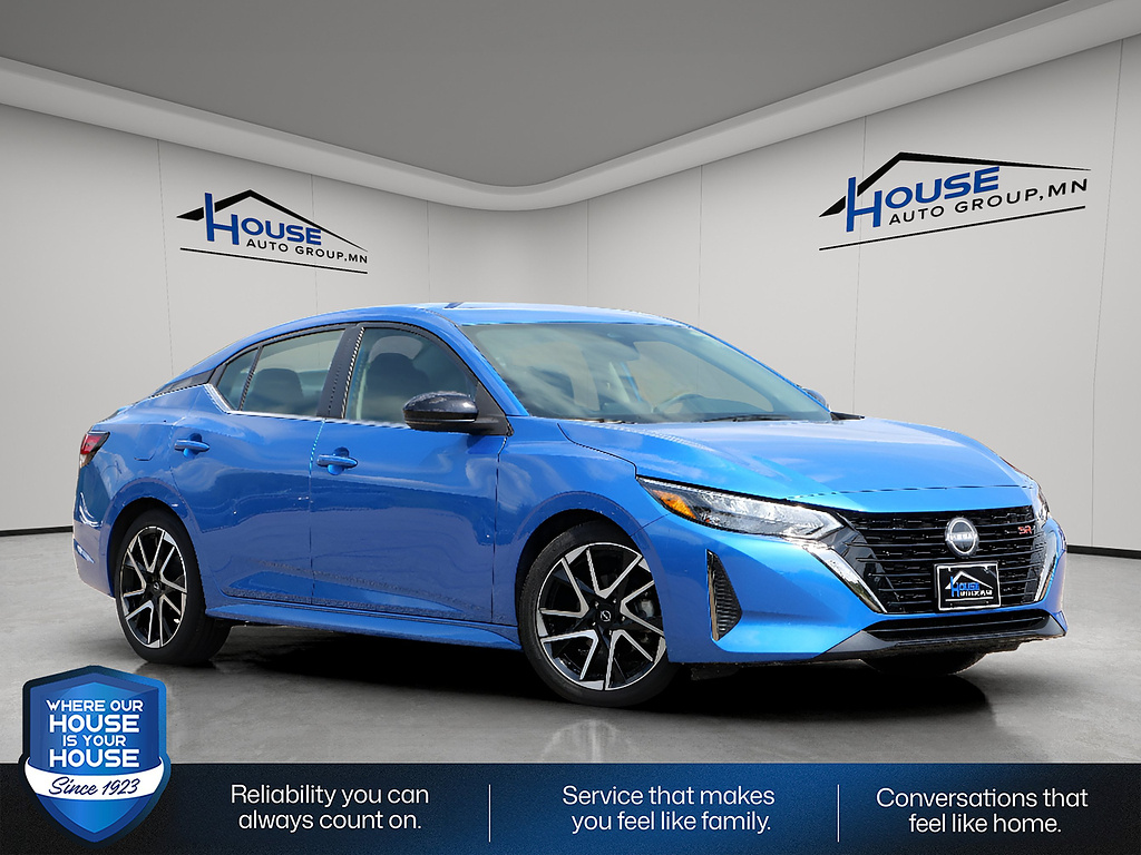 Electric Blue Metallic 2025 Nissan Sentra Sedan Front-Wheel Drive Continuously Variable Transmission
