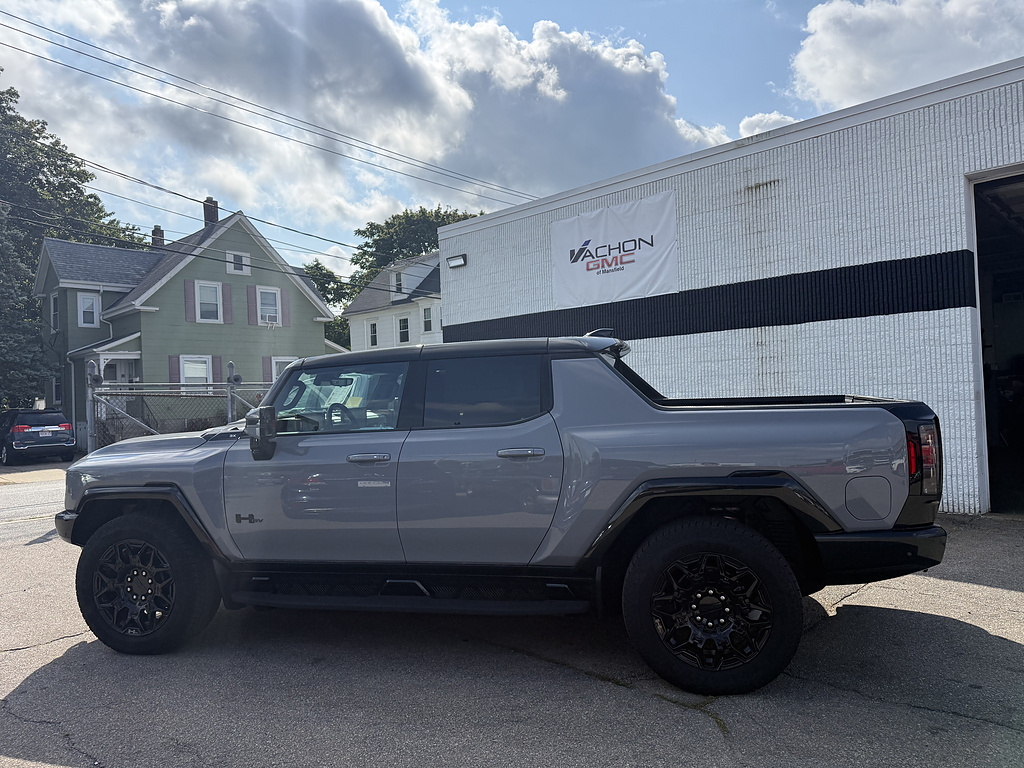 Meteorite Metallic 2025 GMC Hummer EV Pickup Pickup Truck All-Wheel Drive 1-Speed Dual Clutch