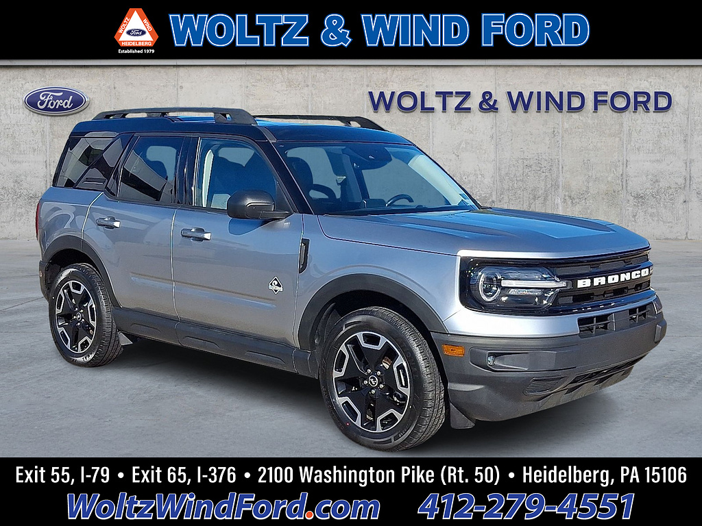 2022 Ford Bronco Sport Outer Banks Iconic Silver at Altoona Honda