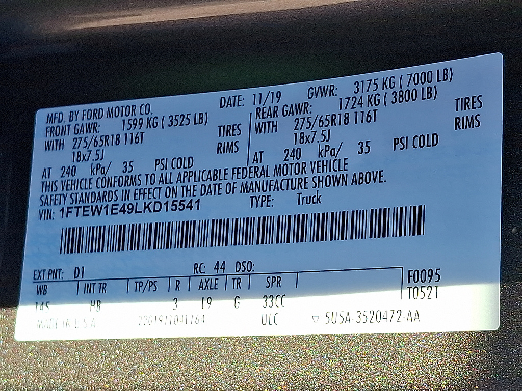 2020 Ford F-150 photo 27 of 31
