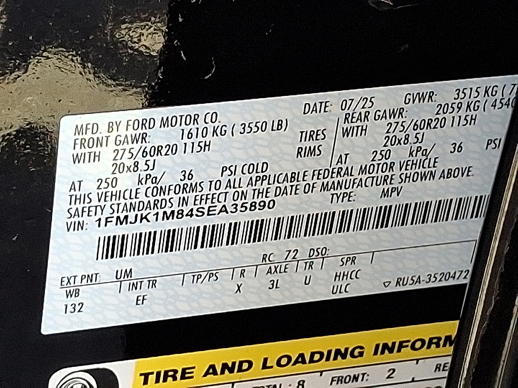2025 Ford Expedition Max Platinum Agate Black at Lake View Ford