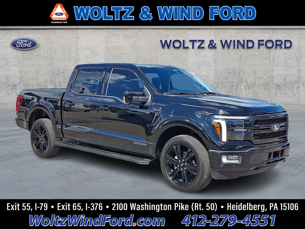 2024 Ford F-150 Lariat Agate Black at Woltz & Wind Ford