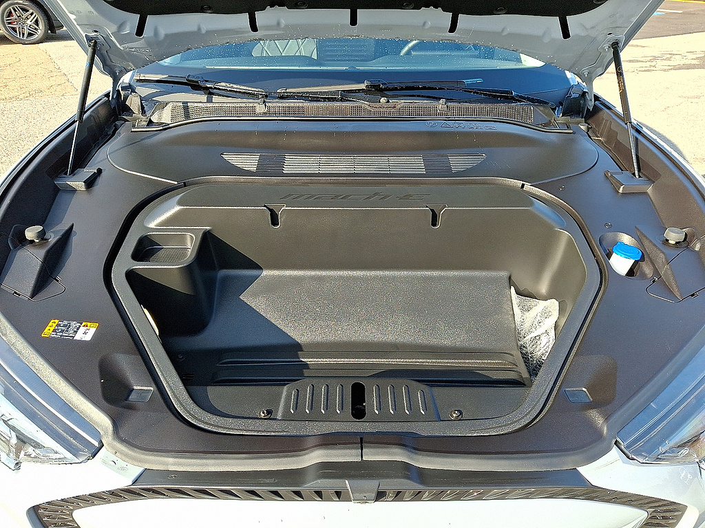 2025 Ford Mustang Mach-E Select Glacier Gray Metallic Tri-Coat at Woltz & Wind Ford