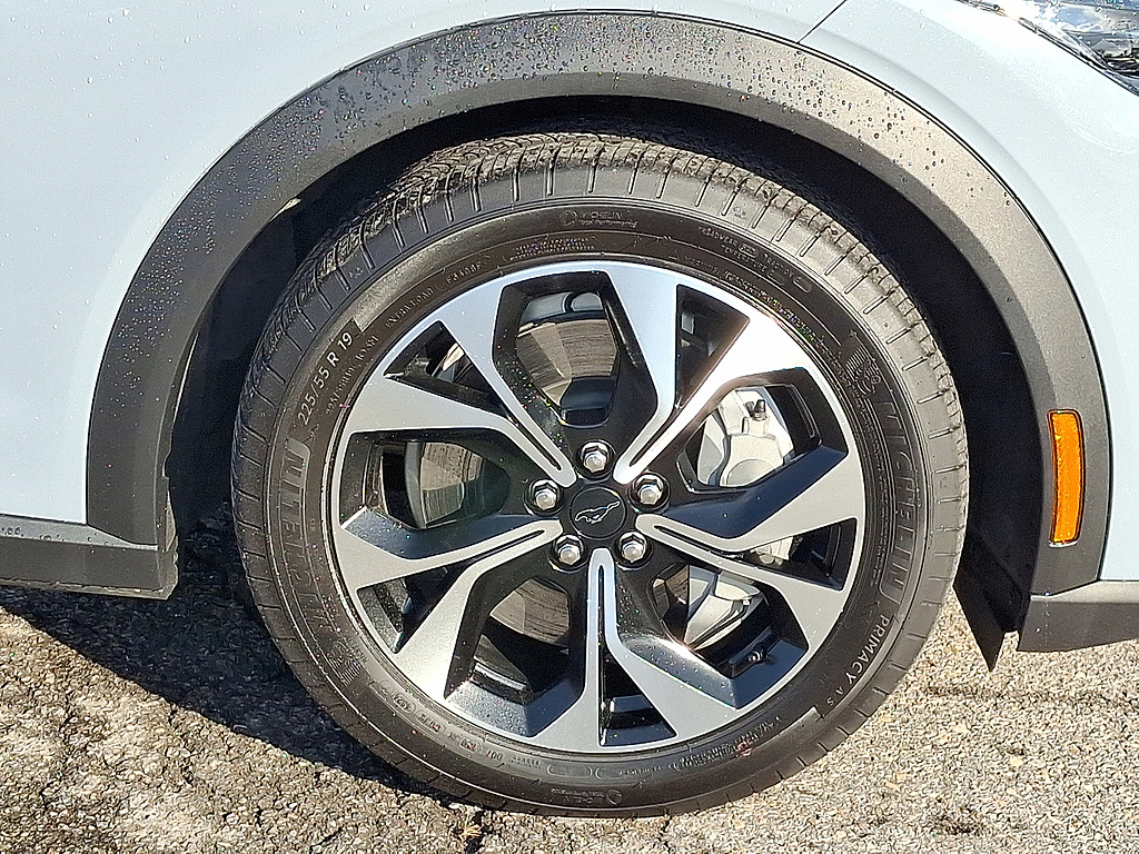 2025 Ford Mustang Mach-E Select Glacier Gray Metallic Tri-Coat at Woltz & Wind Ford