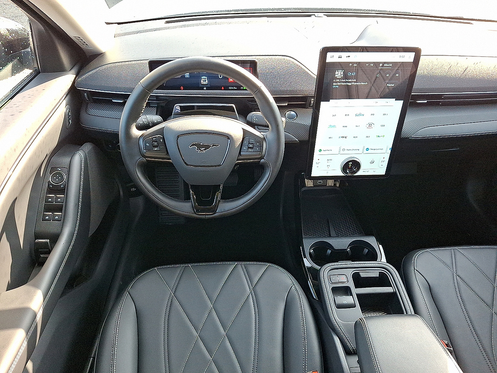 2025 Ford Mustang Mach-E Select Glacier Gray Metallic Tri-Coat at Woltz & Wind Ford