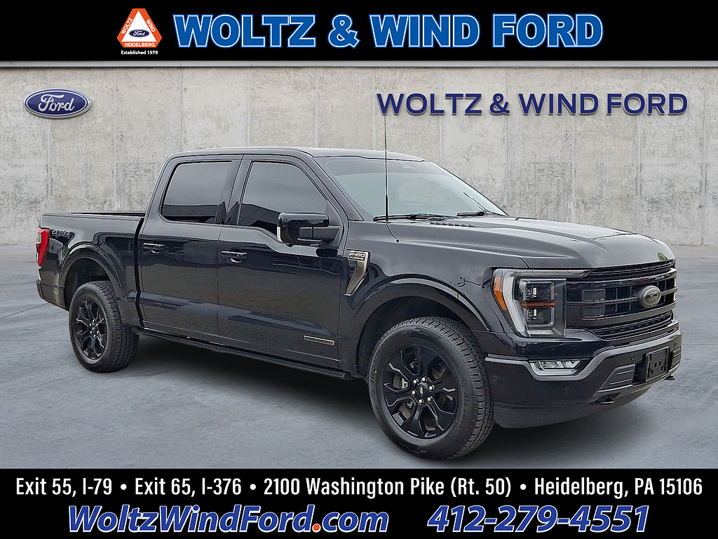 2023 Ford F-150 Platinum Agate Black at Washington Ford