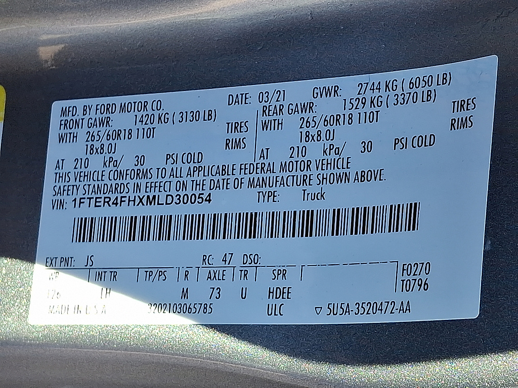 2021 Ford Ranger photo 25 of 31