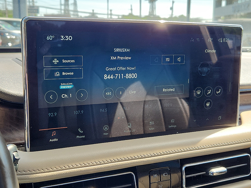 2023 Lincoln Nautilus Reserve Pristine White at Solomon Chevrolet