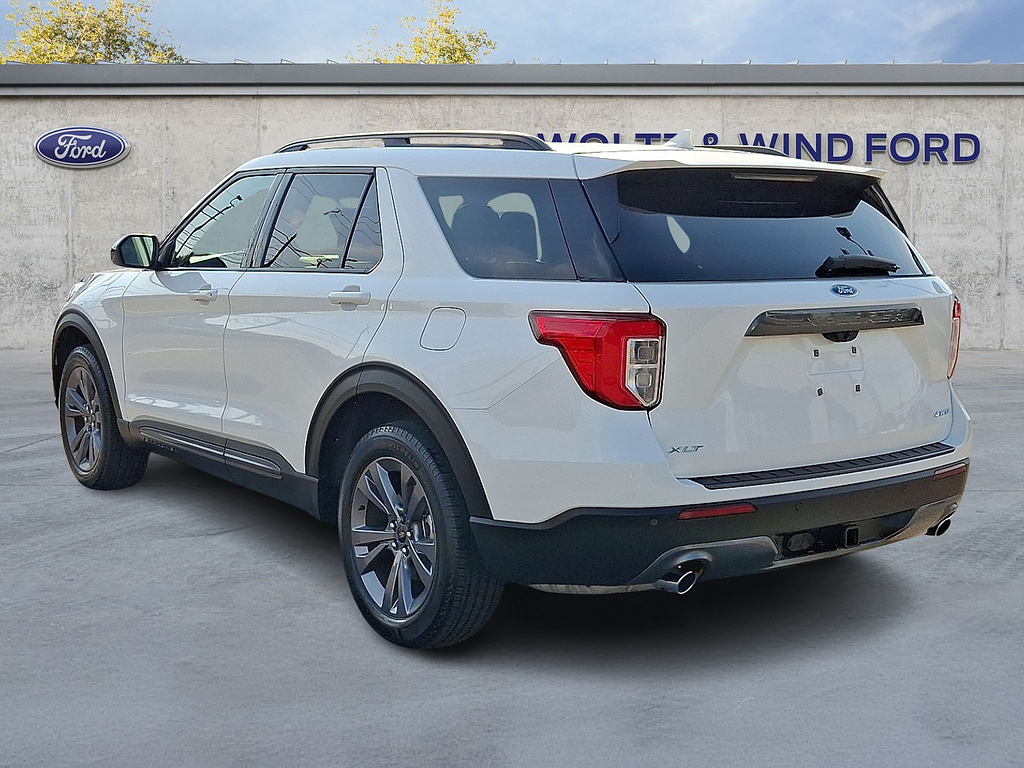 2024 Ford Explorer XLT Star White Metallic Tri-Coat at Washington Ford