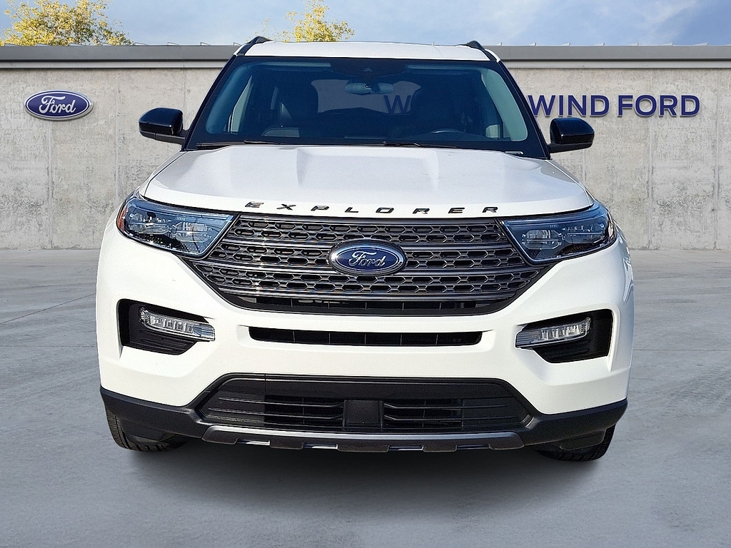 2024 Ford Explorer XLT Star White Metallic Tri-Coat at Washington Ford