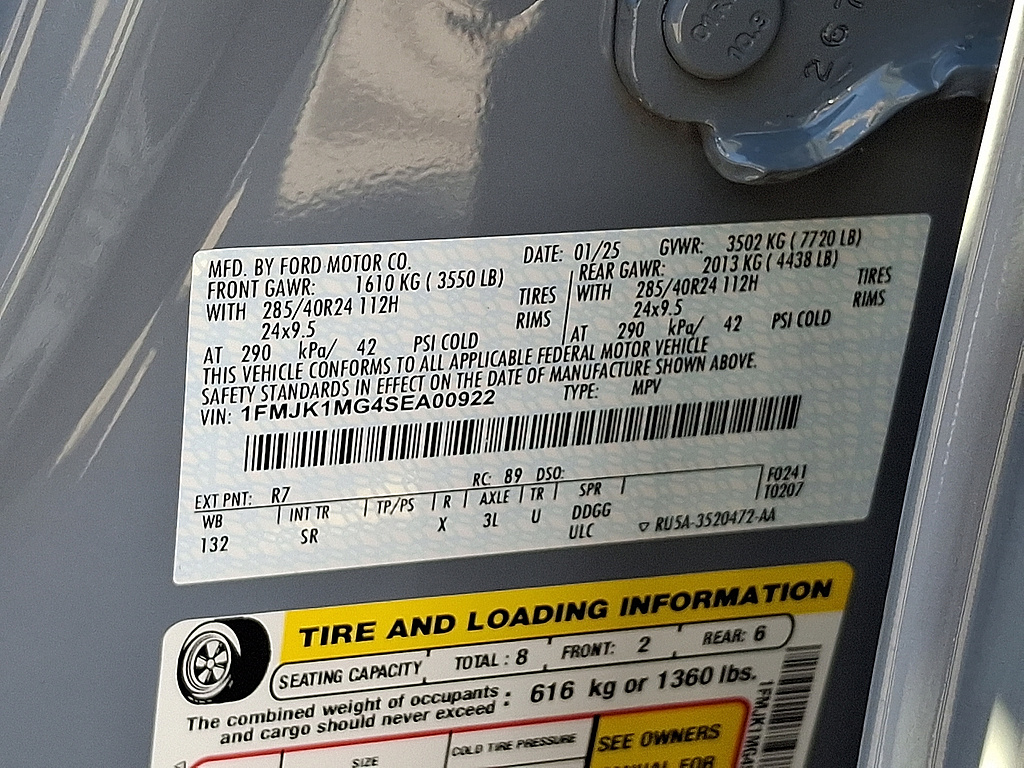 2025 Ford Expedition Max Platinum Glacier Gray Metallic Tri-Coat at Lake View Ford