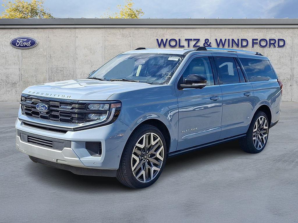 2025 Ford Expedition Max Platinum Glacier Gray Metallic Tri-Coat at Lake View Ford