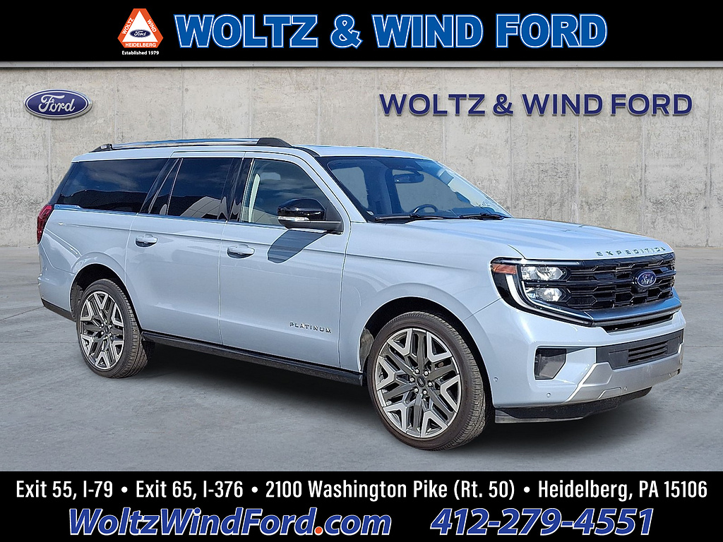 2025 Ford Expedition Max Platinum Glacier Gray Metallic Tri-Coat at Lake View Ford
