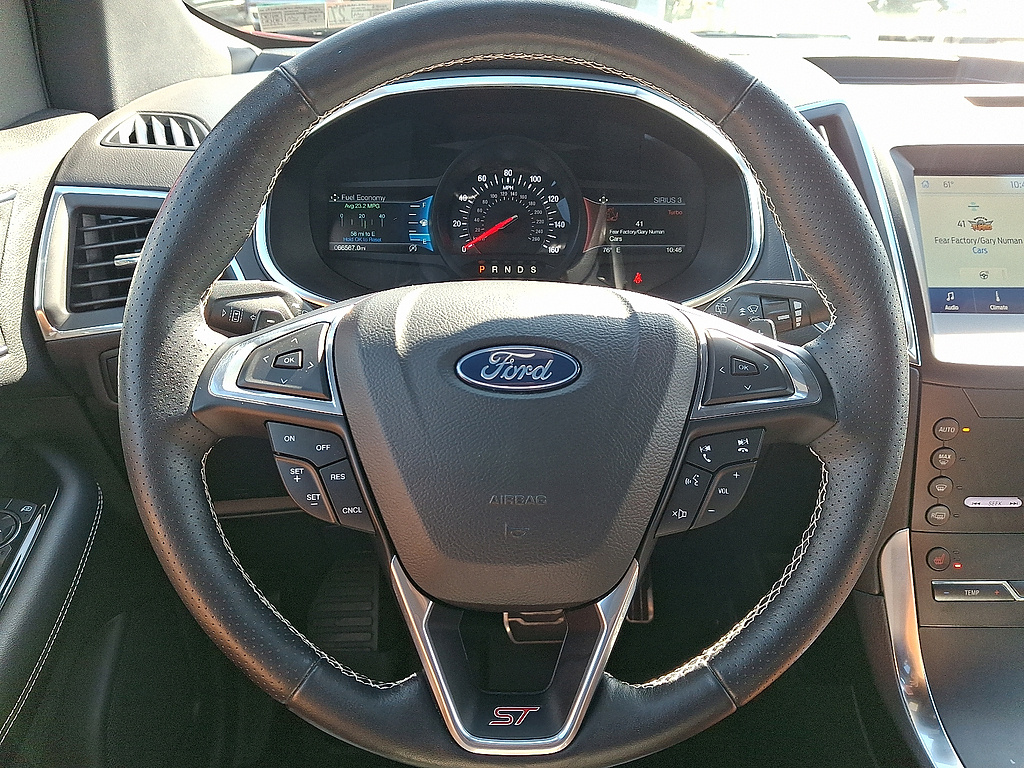 2020 Ford Edge ST Rapid Red Metallic Tinted Clearcoat at Lake View Ford