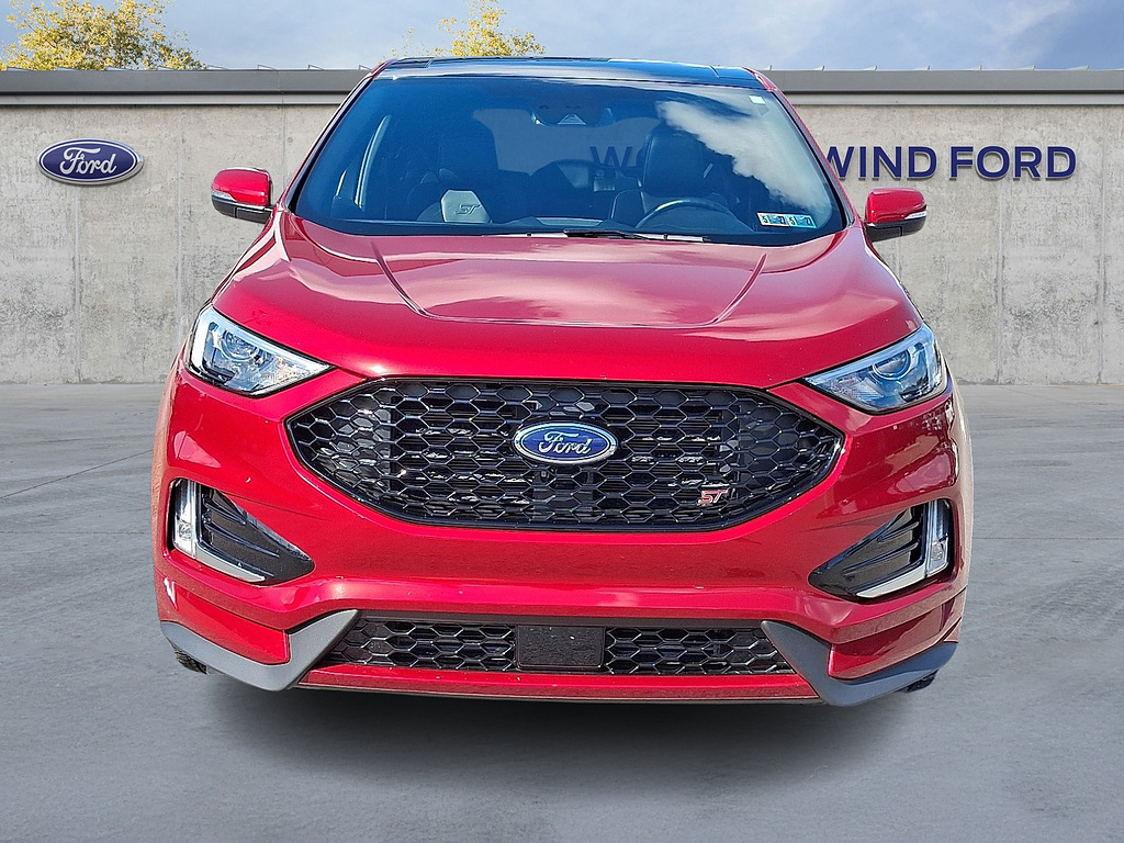 2020 Ford Edge ST Rapid Red Metallic Tinted Clearcoat at Lake View Ford