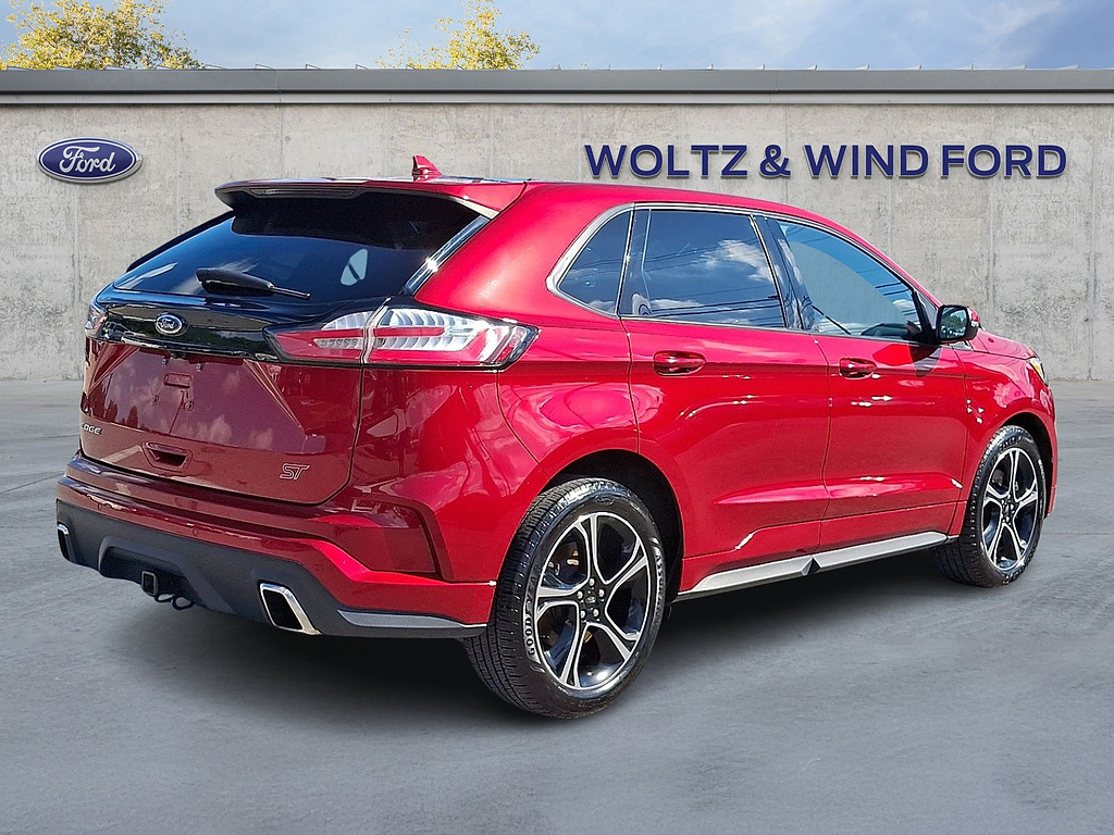 2020 Ford Edge ST Rapid Red Metallic Tinted Clearcoat at Lake View Ford