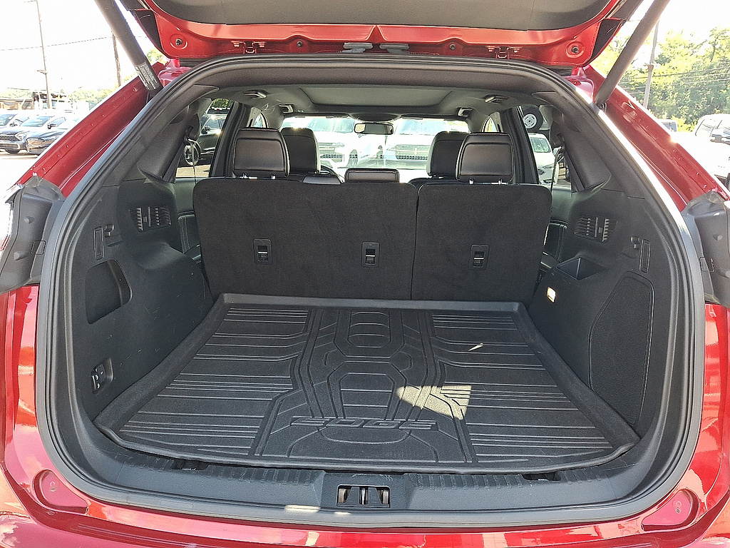 2020 Ford Edge ST Rapid Red Metallic Tinted Clearcoat at Lake View Ford