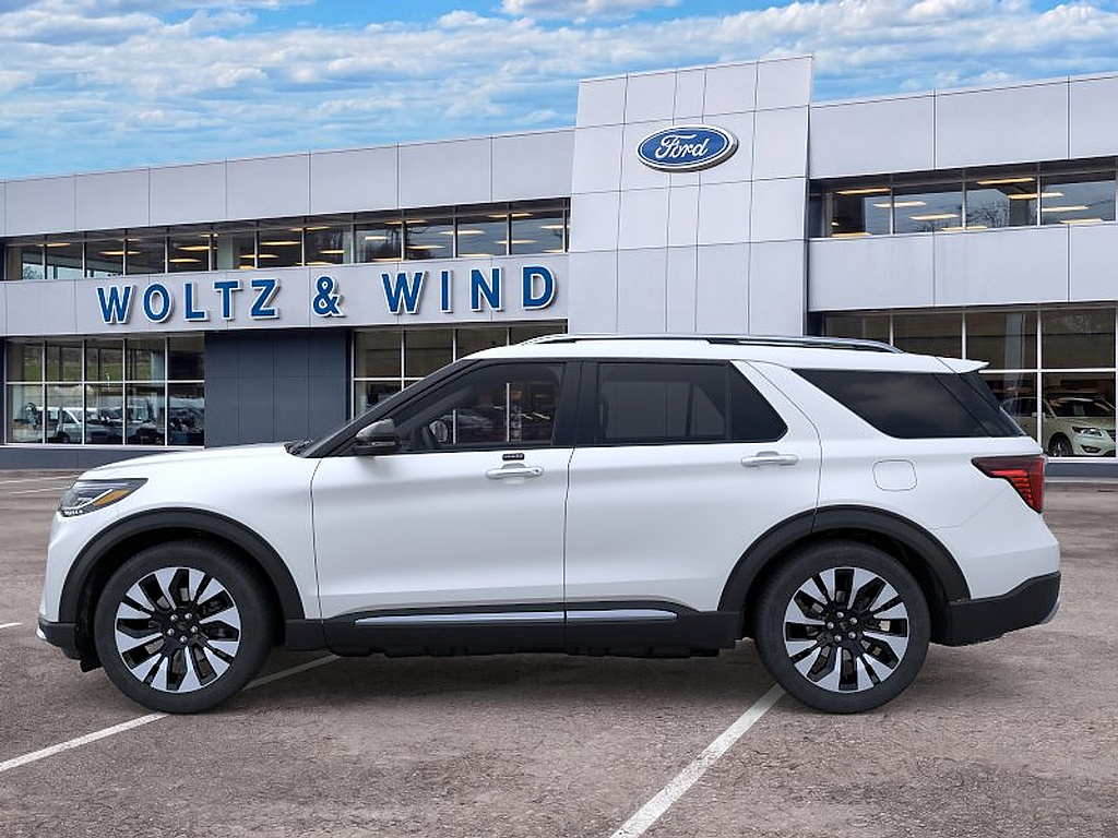 2026 Ford Explorer Platinum Star White Metallic Tri-Coat at Altoona Honda