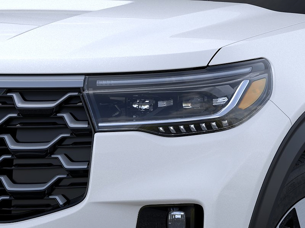 2026 Ford Explorer Platinum Star White Metallic Tri-Coat at Altoona Honda