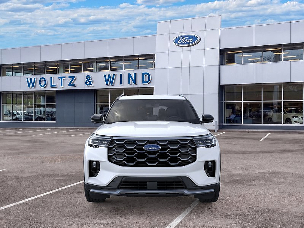2026 Ford Explorer Platinum Star White Metallic Tri-Coat at Altoona Honda